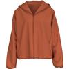 Trigema Giacca con cappuccio da donna 555907, cannella, XXL