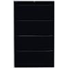 Bisley 633 - Armadietto con 4 cassetti, DIN A4, in Metallo, 62,2 x 80 x 132,1 cm, Colore: Nero