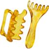 BOXOB Set di Strumenti Massaggio Fascia & Cuoio Capelluto, Portatile Massaggiatore Rilascio Miofasciale per Nodi Muscolari Cellulite Massaggiatore Testa per Crescita Capelli Rilassamento (Caffè)