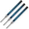 Schneider Schreibgeräte Slider 755 - Set di 3 ricariche per penna a sfera, colore: Nero