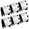 BETCKEY - 6 Rotoli di Etichette Film Rimovibili, Compatibili con DK-11209, 62mm x 29mm, 4800 Etichette a Distacco Facile Senza Residui per Stampanti QL