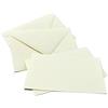ARKRAFT Biglietti e buste 14 x 9 Set da 100, 50 buste + 50 biglietti (Set da 100, Avorio)