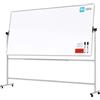ALLboards Lavagna mobile TM IDEA® bifacciale girevole magnetica e cancellabile 240x120 cm - serie FLEX