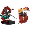 BANPRESTO Vibrazione Stars Plus Demonio Slayer Tanjiro Kamado Kyojuro Rengoku Figura Set 2