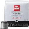 illy 108 Capsule Cialde Caffè illy Iperespresso Tostato Forte Nero Gusto Ricco e Deciso 100% Arabica