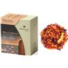 Meridiani® | Magia de Granada Miscela Frutta e Fiori | Infuso Fruttato Papaya Melagrana Mango Arancia - (80 Gr) | Miscela per Infusione Senza Caffeina