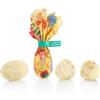 Venchi Ovetti di Cioccolato, 1 Kg, Gusto Cioccolato Bianco con Mandorle, Pistacchi Salati e 'Nocciola Piemonte IGP' Intera, Senza Glutine, Collezione Pasqua, Idea Regalo