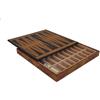 Italfama 35cm Scacchiera In Ecopelle Scacchi & Backgammon Con Scatola