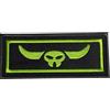 miss divisa Patch Ricamata Shadow Company Verde Fluo 11 x 4,5 cm con Retro a Strappo - Morale Patch Tattica per Zaino, Gilet e Softair