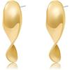 TOVABA Orecchini Fiore Donna, Orecchini A Fiore Oro con Cristallo, Design Elegante e Raffinato, Gioielli Perfetti per Regali e Occasioni Speciali