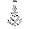 MATERIA by Matthias Wagner Ciondolo fede amore speranza argento 925 donna con catena