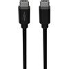 ANSMANN Cavo di ricarica USB-C ANSMANN, connettore robusto in alluminio, cavo dati nero da 2 m