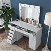 Dmora Consolle Alkurah 44.5x120x81.6h cm Bianco un Ripiano Materiale Struttura in Legno Nobilitato, Colore Piano Bianco