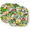 PARAMAISON Cuscini Coprisedia Trapuntati Imbottiti Cactus 40x40 cm, 2 pz | Seduta Morbida e Confortevole con 4 Alette per Il Fissaggio, Stile Country Adatto a Cucina, Soggiorno e Strutture Ricettive
