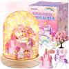 RDDAIPE Lampada fai da te Bambina Unicorno, Lampada Unicorno Regalo Bambina 3 4 5 6 7 8 9 10 Anni Femmina, Idee Regali Bambina Giocattoli 5 Anni