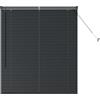 vidaXL Tendaggi a veneziana Nero 130 x 115 cm Alluminio