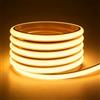 BININBOX Striscia LED COB IP68 Impermeabile Neon, 320 LED/m, Tagliabile, 24V Nastro LED per Decorazione Scale, Acquario, Piscina, Camera da Letto, Natale, Feste (Bianco Caldo 3000K, 5 Metri)