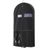 Generic Borsa porta abiti pieghevole per abiti e abiti, 100 cm, da appendere, con manici e tasche per accessori, protezione traspirante per armadio, nero, 1 confezione