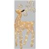 Lotti Renna Filo Metallico che bruca 38cm 100 MicroLED BIANCO CALDO VPM-F RND C 47-TF