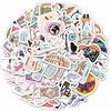 Padabayka 100 Adesivi Carini da Viaggio per Ragazze, Adesivi per Bottiglie d'Acqua, Notebook, Laptop e Valigie - Travel Stickers