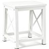 HDANI Sgabello in Legno per Adulti Bambini,Poggiapiedi,Bianco | Resistente con Capacità di 220KG,Sgabello con Piedini Antiscivolo per Camera da Letto Soggiorno Bagno Cucina,28x21x33cm