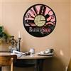 JeathFea Nome Personalizzato Orologio da Parete con Luce LED Rotonda In Legno Salone di Bellezza Hair Studio Decor Regalo Perfetto per Parrucchiere, Hair Stylist, Salon O Barber