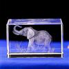 YATOSEEN Elefante Cubo Cristallo 3d Laser Ornamento Figurine Regali, Decorazioni per la casa Artigianato Elefante Idee Regalo per Gli Amanti degli Elefanti Fidanzata Moglie Mamma Coppie