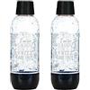 Happy Frizz Bottiglie per gasatore (compatibili con altri gasatori) - Total Black