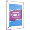 Generic Cornice Telaio in alluminio porta poster con morsetti e molle per la tensionatura del telo - colore Silver (ARGENTO) - 4 angoli in ABS con fori per affissioni. (1, 29,7x42 cm - A3)