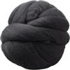 GORGECRAFT 100g di Filato di Lana Cardata Grigio Infeltrimento Ad Ago Filato Grosso Lana Cardata Morbida Maglieria Tessitura Filatura A Mano Miscelazione Infeltrimento Ad Acqua Principianti Forniture