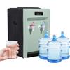 NIGORIY Distributore di acqua, 575 W, interruttore a pulsante per acqua calda e fredda ≥ 90 °C/≤ 15 °C, erogatore di acqua con raffreddamento e distributore di acqua per 4,5 - 18,9 l (non nero)