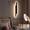 niuniaj Applique Murale LED Intérieure 80CM/20W/2300LM avec Télécommande | Dimmerabile 10%-100%,3000K-6000K,Lampada da Parete Lungo Mordern per Camera da Letto,Soggiorno,Scala,Bianco,110-240V