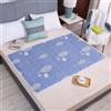 Hearda 2 Pezzi Traversine Lavabili per Incontinenza Adulti Anziani Neonato Bambini Cani, Riutilizzabili Coprimaterasso Impermeabile Assorbente Protezioni Materasso Foglio (Viola 1,80x120cm)