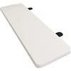 qudkdhs Vassoio Estensibile Ergonomico per Scrivania, Prolunga per Scrivania Con Bracciolo, Estensore per Tavolo Pieghevole a 90° in Legno Regolabile E Ripiano Di Supporto (100x25cm,White)