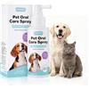 ulroyda Spray Dentale Cani E Gatti, Igiene Orale Enzimatica | Per Alito Cattivo, Ammorbidisce La Placca, Aiuta A Prevenire Il Tartaro, Senza Spazzolino, Senza Profumo, 100 ml