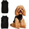 Generic Maglione termico per cani di taglia piccola, media e grande, morbido e caldo, abbigliamento invernale per animali domestici, pullover lavorato a maglia, cappotto all'uncinetto per cani e gatti, nero