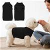 Generic Maglione termico lavorato a maglia per cani, morbido e caldo, per cani di taglia piccola, media e grande, abito invernale per animali domestici, maglione a pullover, cappotto in maglia a crochet, per