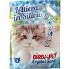 Birb Pet BIRBAPET CRYSTAL SAND - LETTIERA PER GATTI IN SILICIO, NON PROFUMATA LT. 30 IN CONFEZIONI DA 5 LT