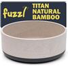 Fuzzl Titan Ciotola in Bambù e Gomma 18cm con Base Ultra Grip