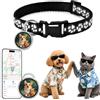 Hcyirfy Collare GPS per Gatti,Collare GPS Gatto Nessun Abbonamento,Tracker Gatto Compatibile con iOS e Android,Localizzatori GPS Cani Posizionamento Globale Impermeabile IP67 Adatto per Gatti/Cani(Nero)