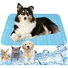 Huanmin Tappetino Rinfrescante per Cani e Gatti 100 x 70 cm Animali Domestici Tappetino Rinfrescante blu XL Tappetini Cani Estivo, Auto-raffreddante T-appetino Refrigerante per Cucce,Divani,Pavimenti