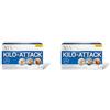 XLS Medical Kilo-Attack A Base Di Carbolyte, Integratore Alimentare Che Supporta I Programmi Di Perdita Di Peso, 30 Compresse (Confezione da 2)