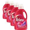 Perlana Detersivo Colorati (28 lavaggi), Detersivo lavatrice liquido per tutti i capi colorati, Detersivo colorati per pulizia delicata e colori e fibre rinnovati (Confezione da 4)