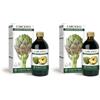 Dr Giorgini Integratore Alimentare, Carciofo Estratto Integrale Liquido Analcoolico - 200 ml (Confezione da 2)
