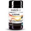 NUTRIVA Gliceval, Integratore Alimentare con Cannella, Banaba, Acido Lipoico, Cromo Picolinato, Mantenimento Livelli Normali di Glucosio nel Sangue, Controllo Fame Nervosa, 30 Compresse, Vegan