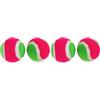 BLUE SKY - Palline da tennis Scratch - Set di racchette - Pallina con velcro - 040787 - Verde - Giocattolo per bambini - Attività fisica - 4 cm - A partire dai 3 anni