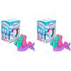 MEGGA EGG Galupy Mermaid - Uovo di Unicorno Che Si schiude, Uovo Sorpresa Magico con Figura di Unicorno da Collezionare (Confezione da 2)