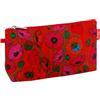 Pylones Astuccio per trucco con zip Glam, rosso, 25 x 14,5 x 6 cm