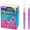 Piksters Pennelli interdentale per gatti - per lavarsi i denti (40 Pack, Size 1 (Purple))