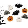 LXONTSG Mini Hairclip Halloween, 8 Pezzi Halloween per Fermagli Capelli, Decorazioni Capelli Fermagli, Piccolo Hairclip, Pipistrello Zucca Fantasma
